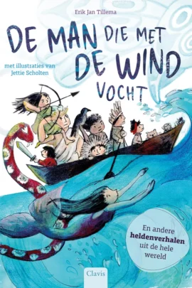 De man die met de wind vocht