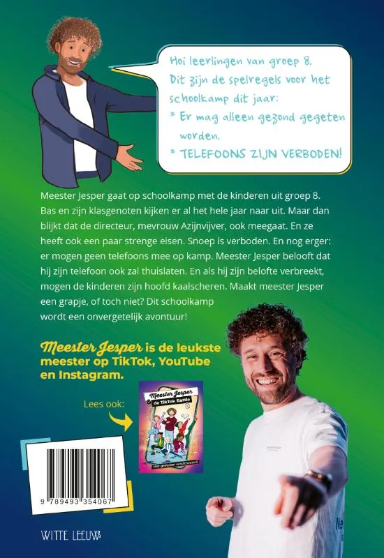Meester Jesper & het schoolkamp | 9789493354067 Meester Jesper & het schoolkamp - Afbeelding 2