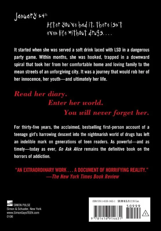 Go Ask Alice | 9781416914631 Go Ask Alice - Afbeelding 2