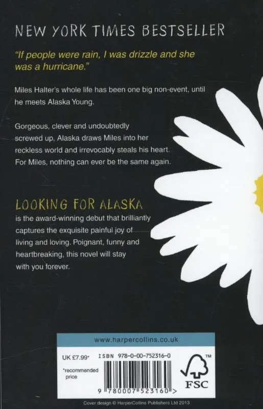 Looking for Alaska | 9780007523160 Looking for Alaska - Afbeelding 2