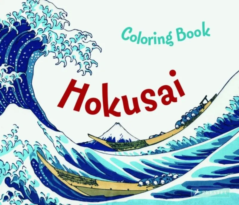 Coloring Book Hokusai | 9783791372150 Coloring Book Hokusai