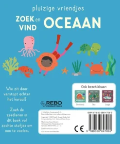 Zoek en vind Oceaan - Pluizige vriendjes | 9789036647069
