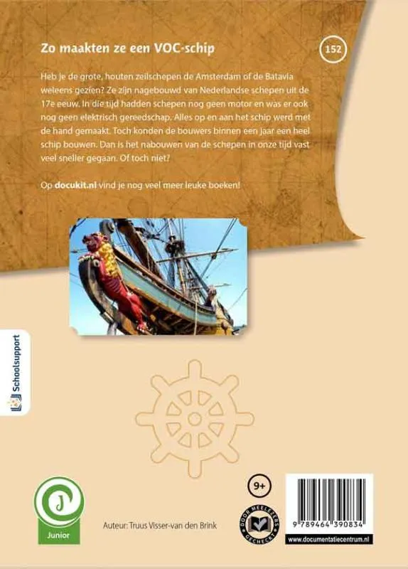 Zo maakten ze een VOC-schip | 9789464390834 Zo maakten ze een VOC-schip - Afbeelding 2