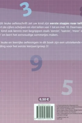 Alternative view of Mijn oefenschrift eerste stappen naar tellen (5-6 j.)