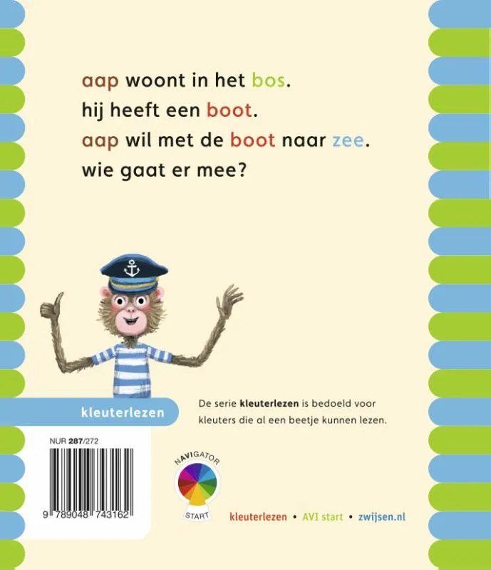 Met aap naar zee | 9789048743162 Met aap naar zee - Afbeelding 2