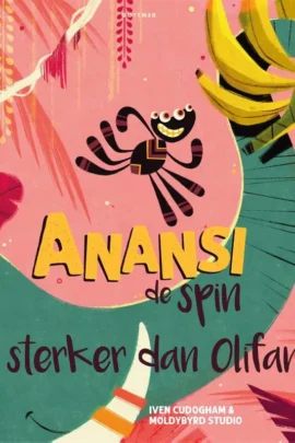 Kinderboekenweek 2022 Gi-ga-groen!  | Anansi de spin, sterker dan Olifant