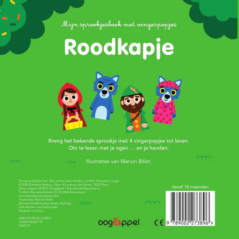 Roodkapje | 9789002273896 Roodkapje - Afbeelding 2