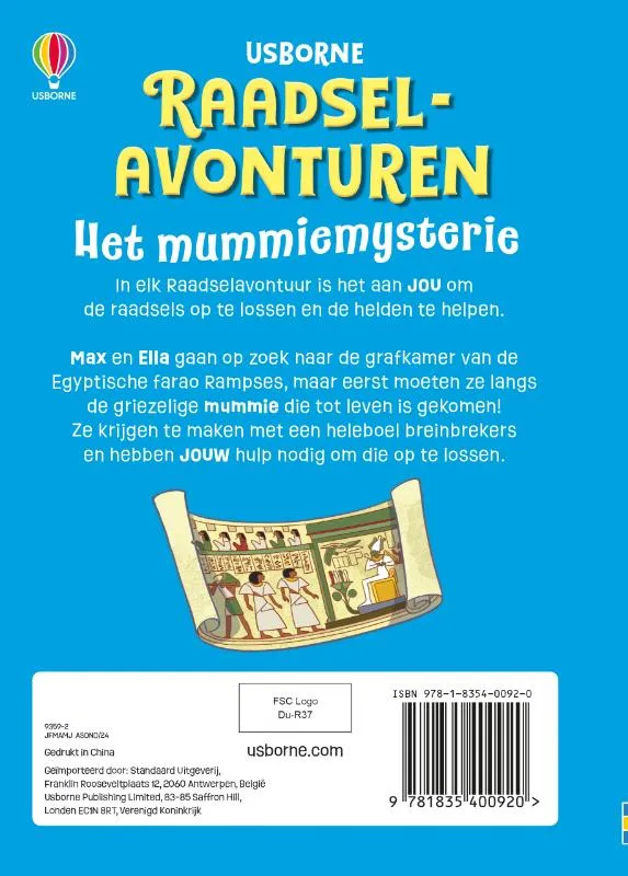 Het mummiemysterie | 9781835400920 Het mummiemysterie - Afbeelding 2