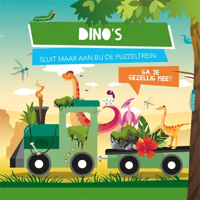 Puzzeltrein Dino's | 9789463545884 Puzzeltrein Dino's