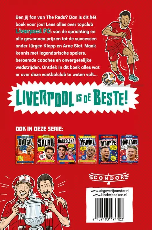 Voetbalhelden - Liverpool is de beste | 9789493474123 Voetbalhelden - Liverpool is de beste - Afbeelding 2