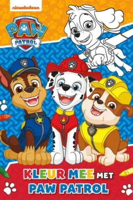 Kleur mee met Paw Patrol