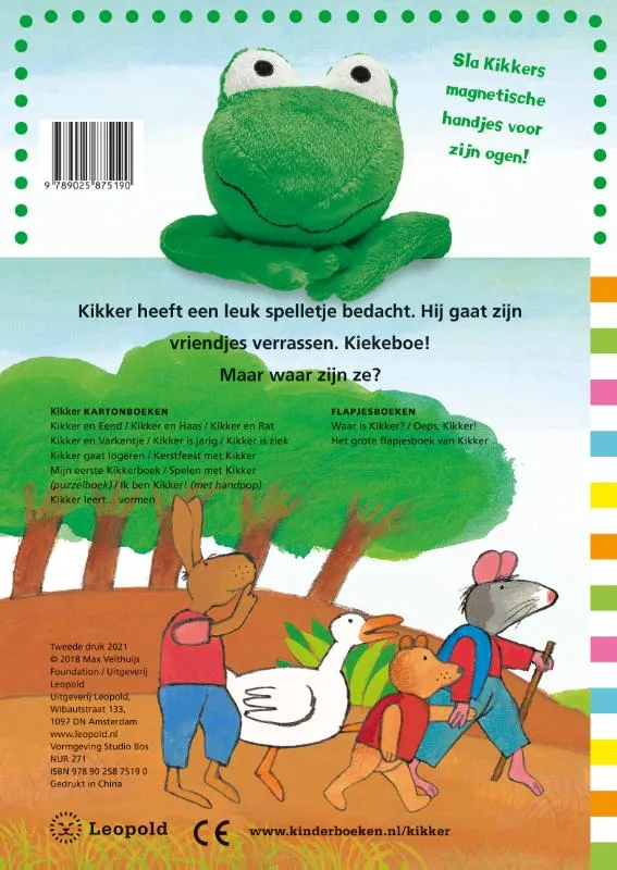 Kiekeboe met Kikker | 9789025875190 Kiekeboe met Kikker - Afbeelding 2