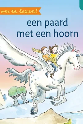 Een paard met een hoorn