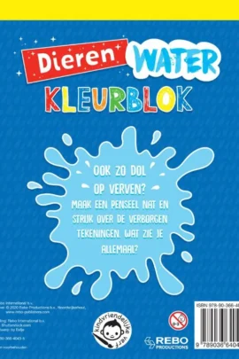 Waterkleurblok Dieren | 9789036640435