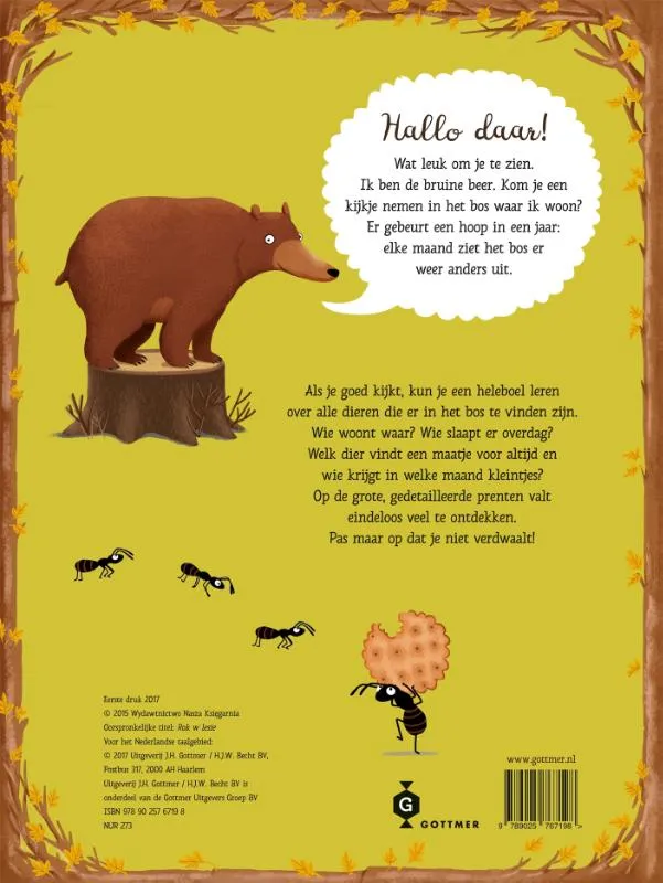 Twaalf maanden in het bos | 9789025767198 Twaalf maanden in het bos - Afbeelding 2