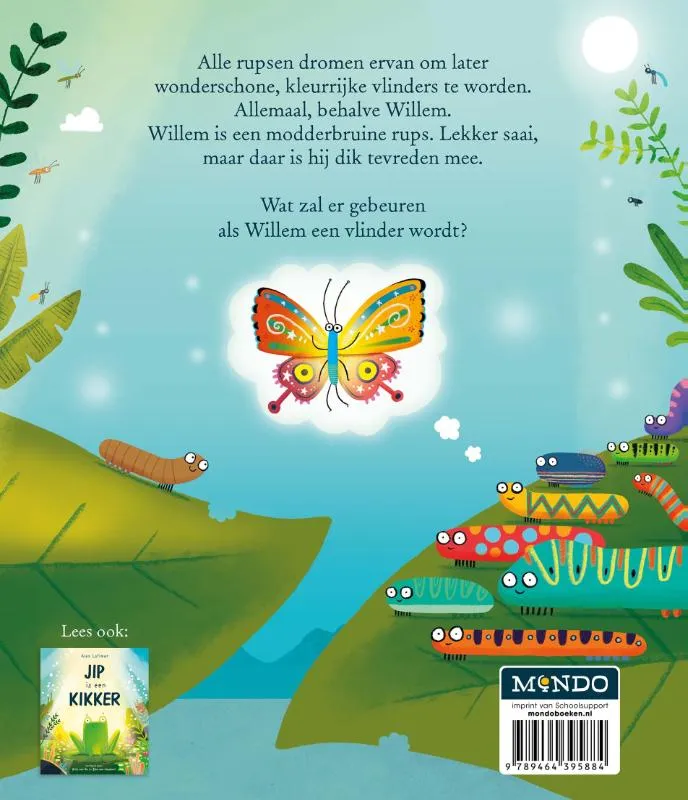 Willem wordt een vlinder | 9789464395884 Willem wordt een vlinder - Afbeelding 2