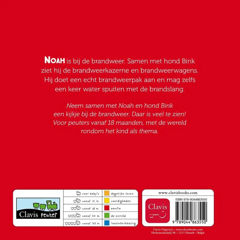 Noah bij de brandweer | 9789044863550 Noah bij de brandweer - Afbeelding 2