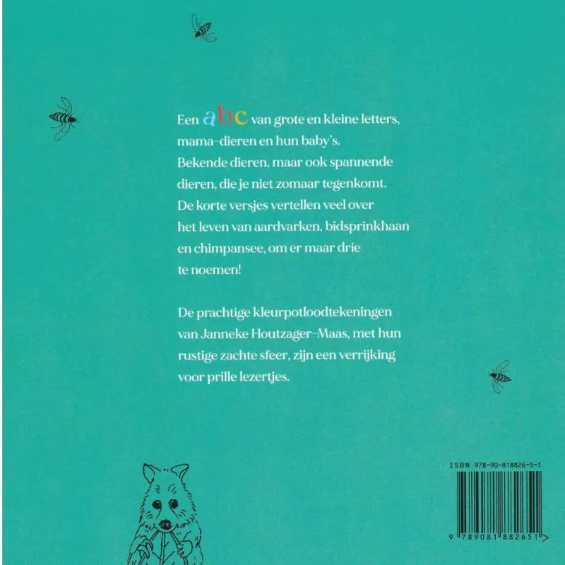 Het ABC van aardvarken, bidsprinkhaan en chimpansee | 9789081882651 Het ABC van aardvarken, bidsprinkhaan en chimpansee - Afbeelding 2