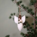 Hanger Engeltje Wit met Mistletoe | 8720986918152