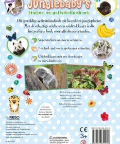 Junglebaby's - sticker- en activiteitenboek | 9789036640916