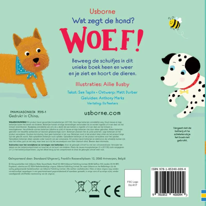 Wat zegt de hond? Woef! | 9781805310150 Wat zegt de hond? Woef! - Afbeelding 2