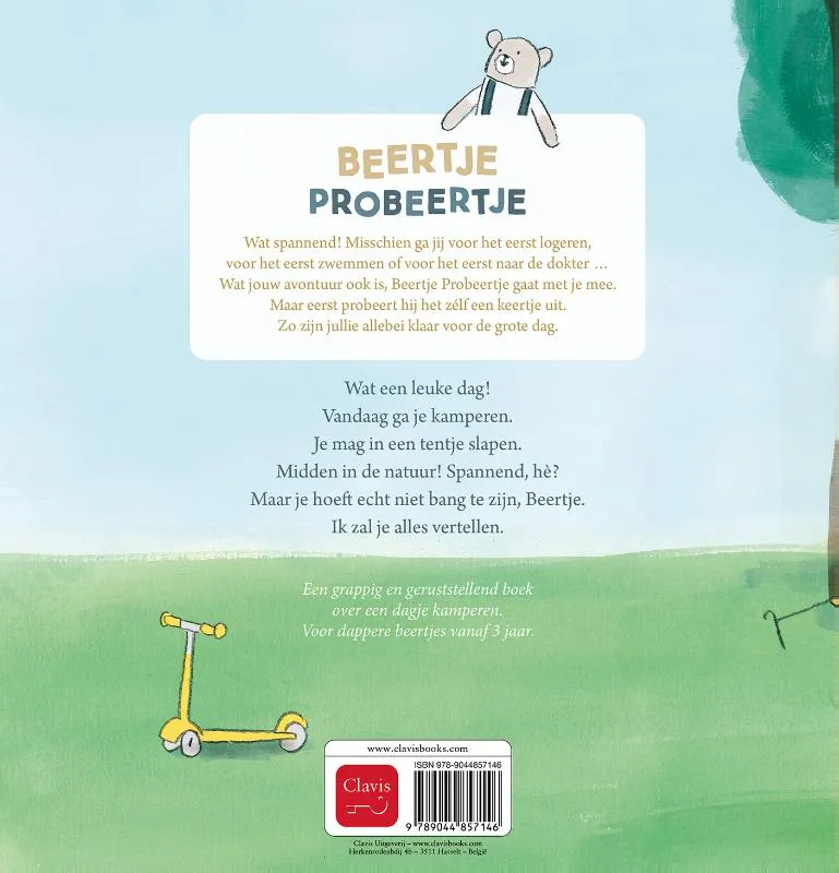 Beertje Probeertje gaat kamperen | 9789044857146 Beertje Probeertje gaat kamperen - Afbeelding 2