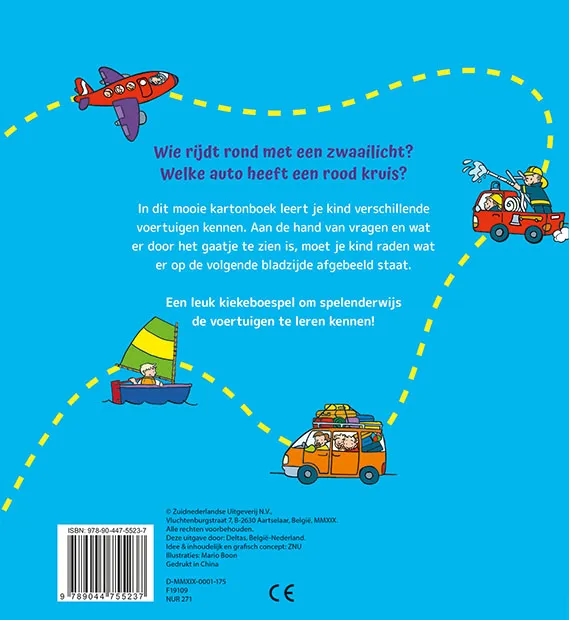 Kiekeboe voertuigenboek voor de allerkleinsten | 9789044755237 Kiekeboe voertuigenboek voor de allerkleinsten - Afbeelding 2