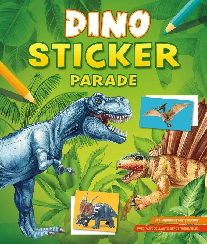 Dino Sticker Parade | 9789044769845 Dino Sticker Parade