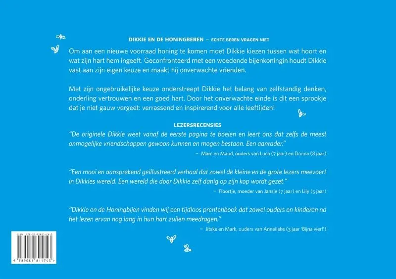 Dikkie en de honingbijen | 9789081811743 Dikkie en de honingbijen - Afbeelding 2