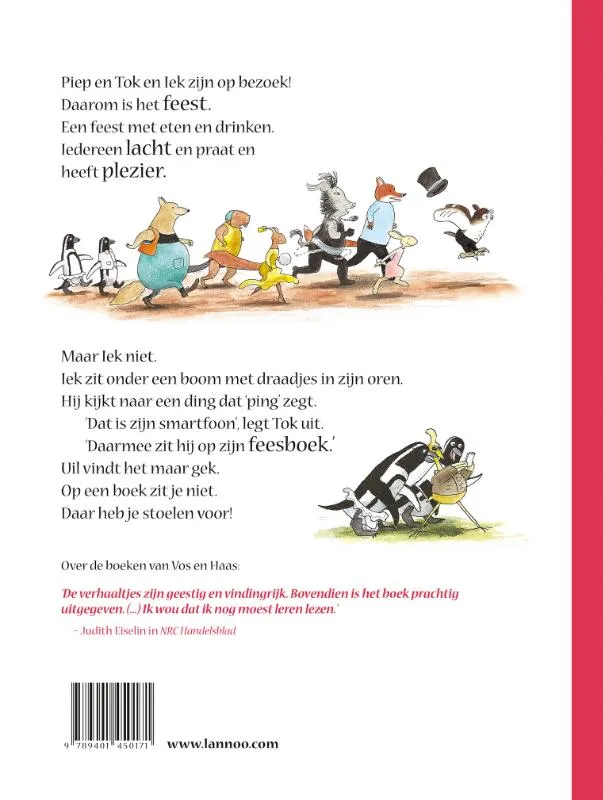 Vos en Haas Feestboek | 9789401450171 Vos en Haas Feestboek - Afbeelding 2
