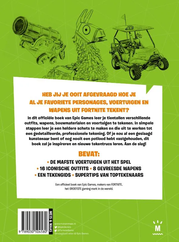 Hoe teken je Fortnite | 9789030504580 Hoe teken je Fortnite - Afbeelding 2