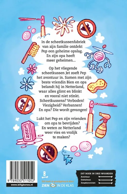 Pep en het vliegende scheetkussen (7+) | 9789030511052 Pep en het vliegende scheetkussen (7+) - Afbeelding 2