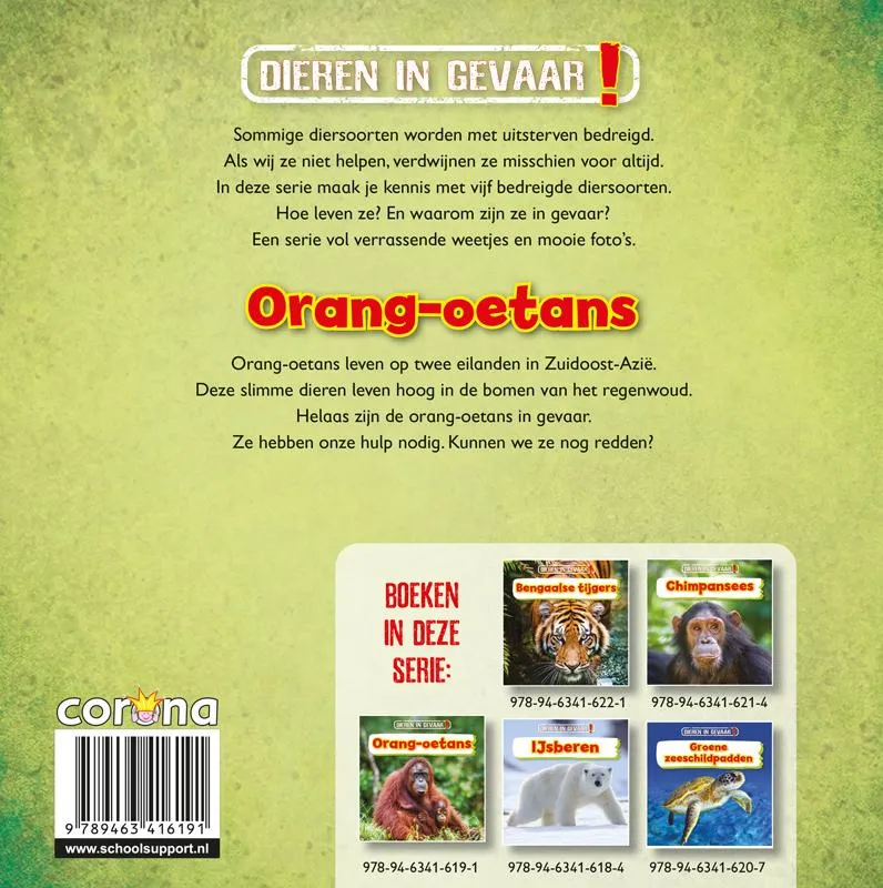 Orang-oetans | 9789463416191 Orang-oetans - Afbeelding 2