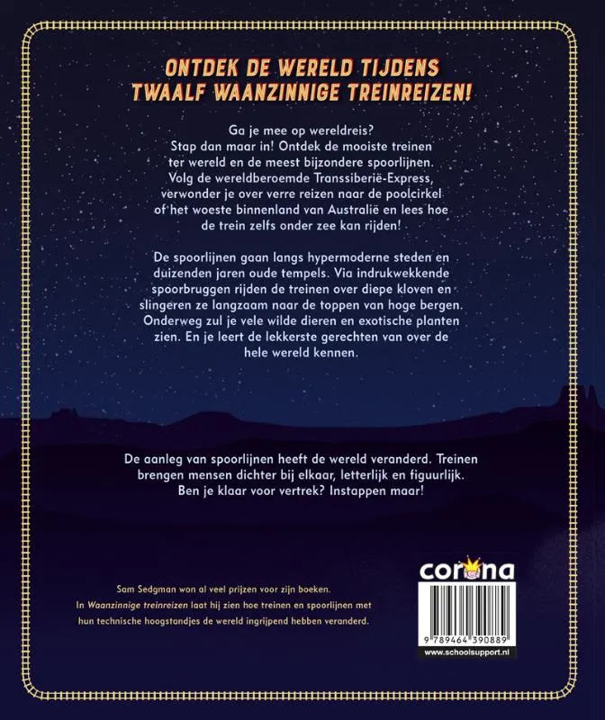 Waanzinnige treinreizen | 9789464390889 Waanzinnige treinreizen - Afbeelding 2