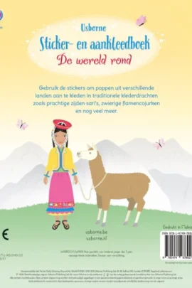 Alternative view of De wereld rond - Sticker- en aankleedboek