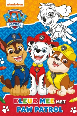 Kleur mee met Paw Patrol