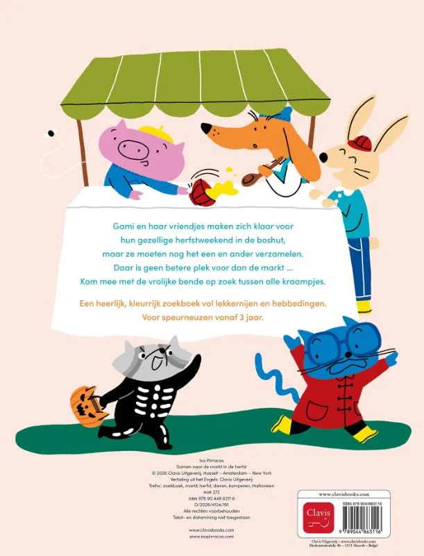Samen naar de markt in de herfst | 9789044863116 Samen naar de markt in de herfst - Afbeelding 2
