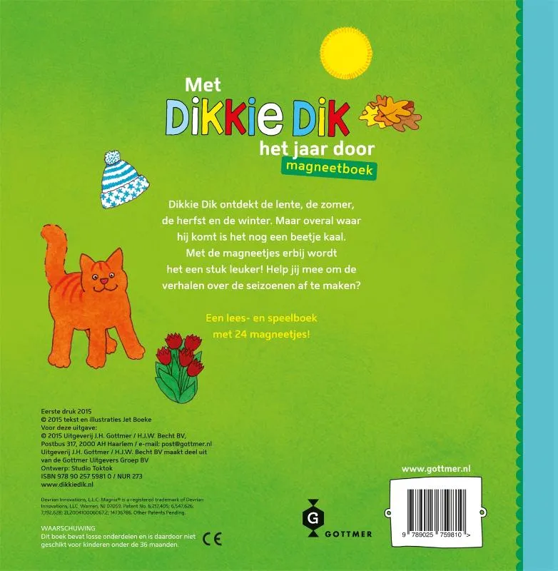 Met Dikkie Dik het jaar door | 9789025759810 Met Dikkie Dik het jaar door - Afbeelding 2