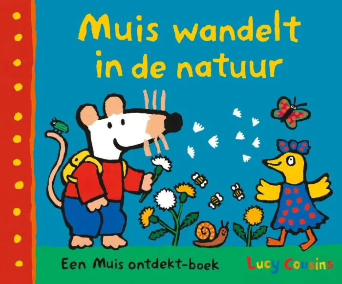 Muis wandelt in de natuur