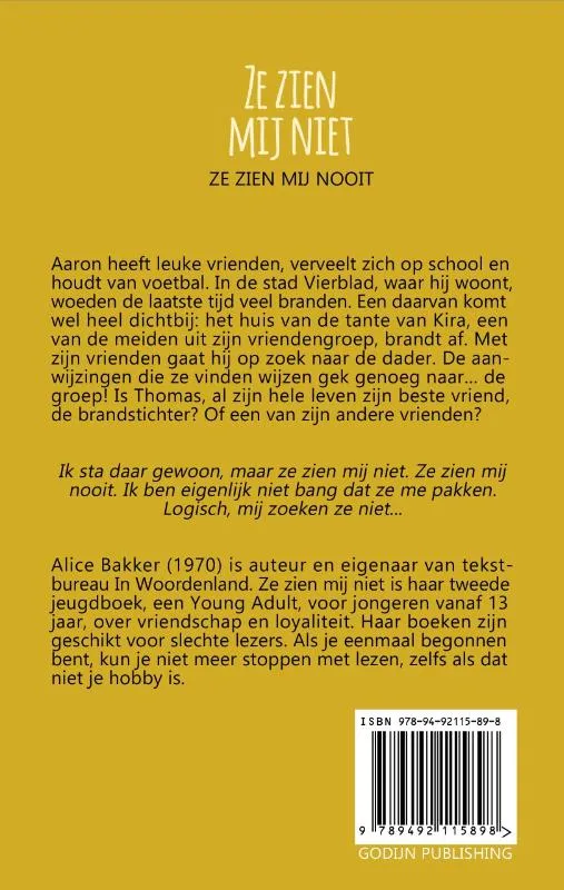 Ze zien mij niet | 9789492115898 Ze zien mij niet - Afbeelding 2