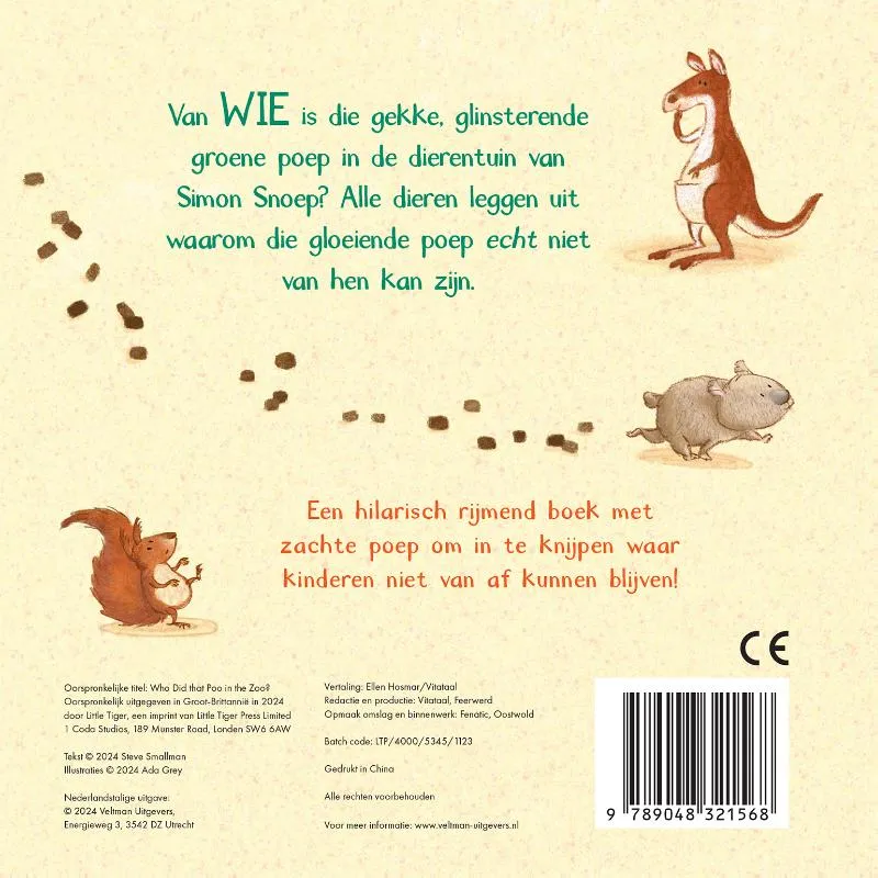 Van wie is die poep in de dierentuin? | 9789048321568 Van wie is die poep in de dierentuin? - Afbeelding 2