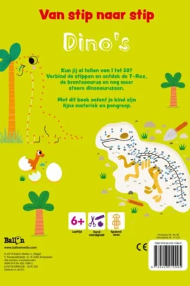 Van stip naar stip dino's | 9789403210995