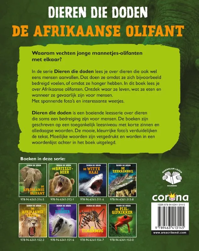 De Afrikaanse olifant | 9789463413145 De Afrikaanse olifant - Afbeelding 2