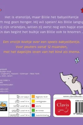 Alternative view of Billie eet zijn buikje rond