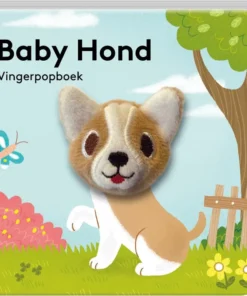 Vingerpopboekje - Baby hond