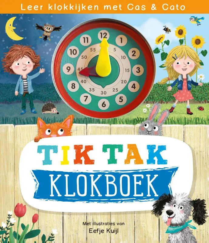 Tik tak klokboek - Leer klokkijken met Cas & Cato | 9789036644471 Tik tak klokboek - Leer klokkijken met Cas & Cato