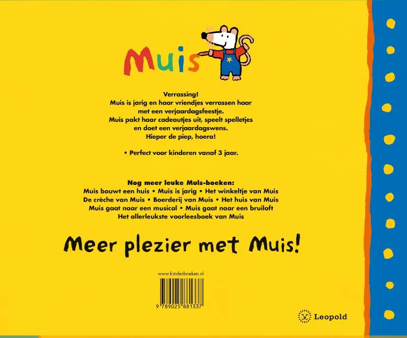 Het verjaardagsfeestje voor Muis | 9789025881337 Het verjaardagsfeestje voor Muis - Afbeelding 2