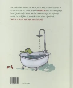 Alternative view of De krokodil die niet van water hield