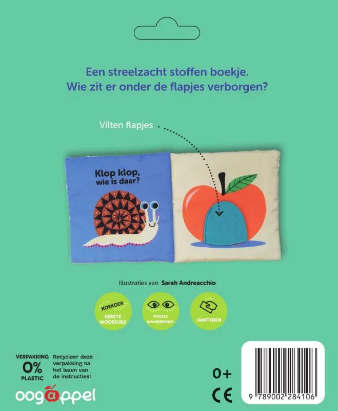 Klop klop, wie is daar? | 9789002284106 Klop klop, wie is daar? - Afbeelding 2