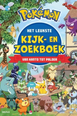 Pokémon het leukste kijk- en zoekboek van Kanto tot Paldea